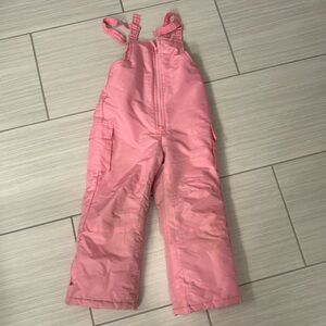 Rothschild Girls Pink Zip up Ski / Snow pants size M (5/6)